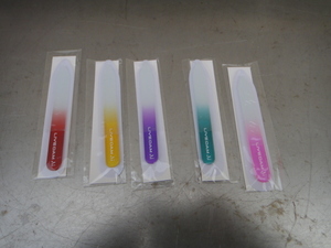 * unused LIVEDAM 5 sheets glass nails file nail ..* nail file * nails file ③