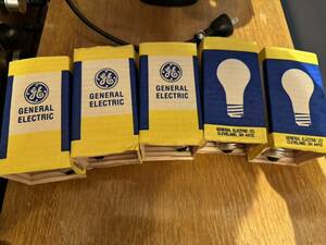 general electric 引伸電球 enlarger bulb P11/212 150W 5個セット ge