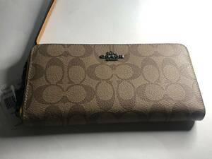 [新品未使用]COACH コーチ　財布　C4452 カラー カーキ×イエロー