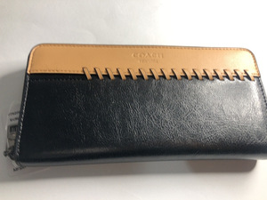 [新品未使用]COACH コーチ　財布　　F75209 カラー オックスブラッド×ブラック