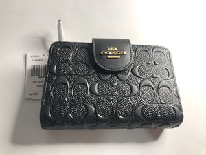 [新品未使用]COACH コーチ　財布　C5896 カラー ブラック