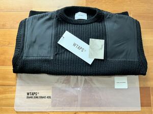 22AW！美品！ WTAPS COMMANDER SWEATER Size:02(M) Color:Black コマンドニット/セーター/23aw/descendant