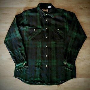 CAMCO カムコ ヘビーフランネル ネルシャツ　チェック ブラックウォッチ　Lサイズ　HEAVY FLANNEL L/S SHIRTS　ほぼ新品です