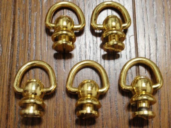 ウォレットチェーン ゴールド 金 5個 レザークラフト