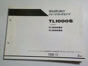 S2984◆SUZUKI スズキ パーツカタログ TL1000S (VT51A) TL1000SV TL1000SX 1998-11☆