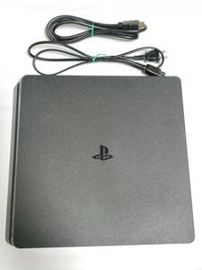 送料無料 動作確認済み SONY PS4 Slim PlayStation 4 ジェット・ブラック 500GB CUH-2100A 本体 封印シールあり 中古