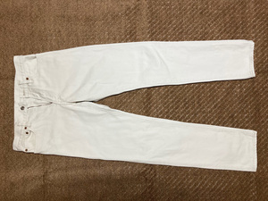 ♪着用少 日本製 Made in JAPAN FOB FACTORY F1134 5 POCKET PIQUE PANTS FOBファクトリー 5ポケット ピケパンツ W31×L34 中古美品♪