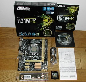 新古品　CPU メモリ付き　ASUS　H81M-K LGA1150