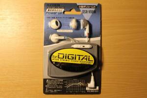 AZDEN MICRO DYNAMIC STEREO HEADPHONES DSR-V88W 未使用品