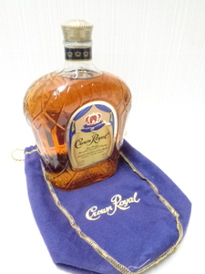 【未開栓】 Crown Royal クラウン ローヤル 1000ml (1L) 巾着入り