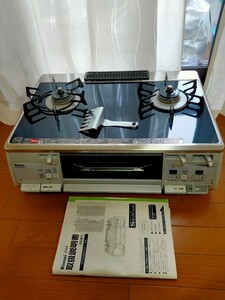 Rinnai リンナイ ガステーブル RTS62WKR-L 都市ガス 取説、魚とって付き