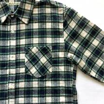 JOURNAL STANDARD Flannel Plaid shirt ジャーナルスタンダード フランネル チェックフランネルシャツ Lサイズ ワークウェア 綿フランネル_画像4