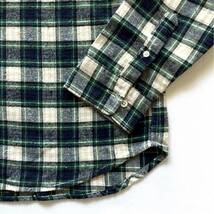 JOURNAL STANDARD Flannel Plaid shirt ジャーナルスタンダード フランネル チェックフランネルシャツ Lサイズ ワークウェア 綿フランネル_画像5