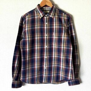 美品 JOURNAL STANDARD Flannel Plaid shirt ジャーナルスタンダード フランネルチェックシャツ Mサイズ 日本製 MADE IN JAPAN アメカジ