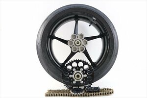 1円スタート:ZRX1200R[04社外後　GALESPEED　ゲイルスピード　タイプC　リアホイール 6J]検ZRX1100｝F