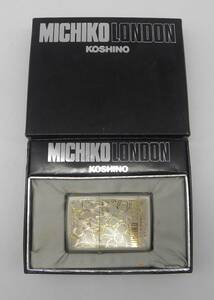 Zippo ジッポ MICHIKO LONDON KOSHINO 花柄 オイルライター　1991年製　箱付き　未開封品 　5593