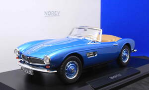 1/18 NOREV 1956 BMW 507 カブリオレ（メタルブルーメタリック）●