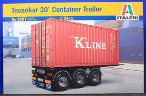 1/24ita rely K-LINE Kawasaki . boat 20 feet container trailer 