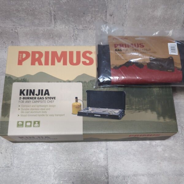 PRIMUS キンジャ P-CKJ-2 専用ケース P-C741190 セット イワタニプリムス ツーバーナーコンロ