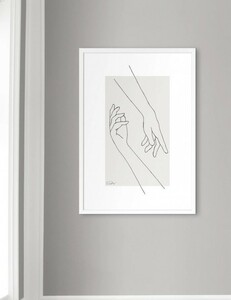 NOUROM | HAND DRAWING #2 | アートプリント/ポスター (50x70cm)【北欧 シンプル ミニマル インテリア おしゃれ】