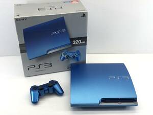 ◇SONY　PlayStation 3 (320GB) スプラッシュ・ブルー (CECH-3000BSB)　PS3本体　限定　プレステ3　USED 動作品　◇