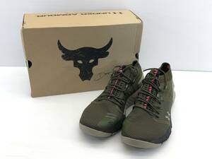 * unused Under Armor UA Project Rock 2 training shoes 3022024?001 27.0cm men's sneakers khaki UNDER ARMOUR *