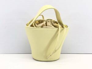 □ 美品 AYAKO ポタリ バッグ ワンハンドル 2way ショルダー バッグ レモン Pottery Bag 田中彩子 アヤコ □