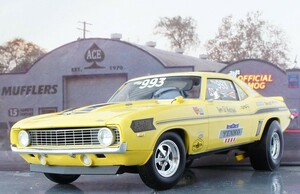 SC 1/18 1969 シボレー カマロ SS 初代 後期型 ドラッグ イェンコ エド へドリック Chevy Camaro Ed Hedrick Drag Yenko 送料無料