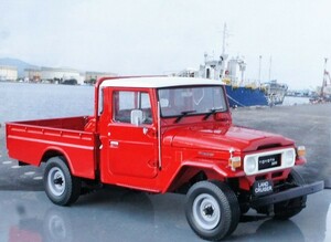 京商 1/18 1978 トヨタ ランドクルーザー 40 FJ45 ピックアップ ランクル 3代目 後期型 赤 右ハンドル 送料無料