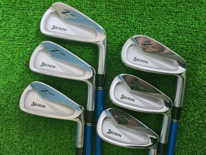 【送料無料】希少スペック！ツアーAD AD55R 装着。DUNLOP SRIXON ダンロップ スリクソン Z765 5-P 6本セット。Tour AD AD-55R (I98) 