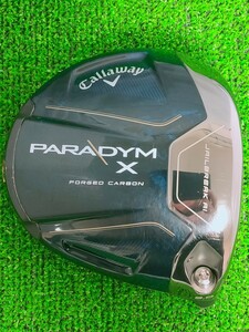 【送料無料】Callaway キャロウェイ PARADYM X パラダイムX 9.0° 9.0度 ヘッド単品。ヘッドカバー付き。（DH425）