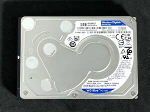 【送料無料】 ★ 5TB ★　WD Blue / WD50NPJZ　【使用時間：19ｈ】　2023年製　Western Digital Blue　新品同様　2.5インチ内蔵HDD 15mm厚