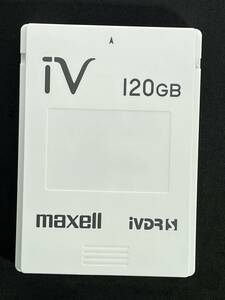 ★送料無料★動作品　新品同様　iVDR-S カセットハードディスク　120GB　ホワイト　マクセル/maxell　アイヴィ　M-VDRS　Wooo対応　