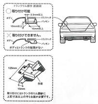 ダミーTLアンテナブルーLED内蔵トランクアンテナ アンテナアース セダン・旧車に TA-182/ ht_画像3