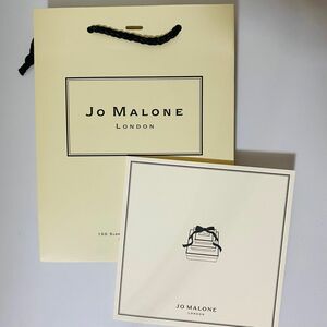 Jo Malone ジョーマローン 紙袋 メッセージカード　ショッパー　ギフト　プレゼント　ジョーマローンロンドン