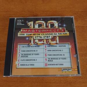 100 MASTERPIECES VOL.3 / THE TOP 10 OF CLASSICAL MUSIC 1776-1787 輸入盤 【CD】