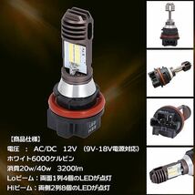 PH11 LED ヘッドライトバルブ 爆光 ライブディオ AF34 AF35 スマートディオ AF51 AF56 AF57 DIO AF62 AF63 AF68 クレアスクーピー タクト_画像2