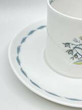 WEDGWOOD ウェッジウッド SUSIE COOPER DESIGN BRIDAL BOUQUET Coffee Duo スージークーパー ブライダルブーケ コーヒー デュオ *L806_画像4