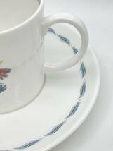 WEDGWOOD ウェッジウッド SUSIE COOPER DESIGN BRIDAL BOUQUET Coffee Duo スージークーパー ブライダルブーケ コーヒー デュオ *L806_画像6