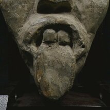 【 恵 #0904 】 古代の石仮面 マスク 南米 インカの発掘品 検：歴史資料/デスマスク_画像6