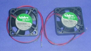 ＤＣブラシレスファン　Nidec TA150DC (C33841-16/DC12V)　２個セット