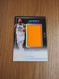 2020-21 PANINI NOIR DONOVAN ドノバン・ミッチェル MITCHELL GAME-WORN/USED JERSEY # 05/99 JUMBO MATERIAL NBA 直筆サイン以外