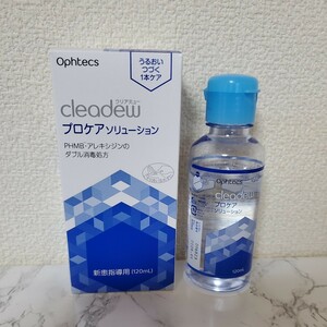 ★ ☆ В переводе ★ ☆ Доставка ¥ 520 ★ ☆ Clear Dew Professional Care Solution 120 мл 1 кусок и 1 использованный корпус для 1 мягких контактных линз