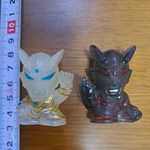 ウルトラマンゼロ ウルトラヒーロー ゼロダークネス シャイニング クリア ウルフェス 限定 指人形 ソフビ フィギュア セット