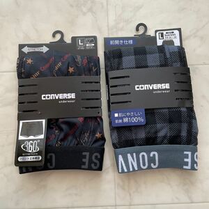 新品　CONVERS コンバース　ボクサーブリーフ　ボクサーパンツ　2枚セット　Ｌ