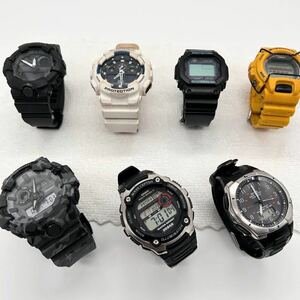 【Y-3】　G-SHOCK 　WAVE CEPTOR　 7本　おまとめ　CASIO　20BAR　カシオ　ソーラー クォーツ動作未確認