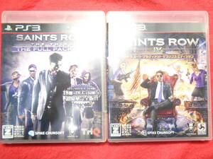 ★即決★起動画像有★　セインツロウ4　セインツロウ3　　PS3　ソフト　198　SAINTS　ROW　Ⅲ　Ⅳ　3　4　セインツロウ