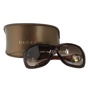 グッチ サングラス GG3044 87E02 60□14 120 サングラス GUCCI ブラウン ユニセックス 中古