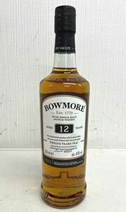 #A73802:BOWMORE ボウモア 12年 350ml 40% シングルモルト スコッチ ウイスキー ハーフボトル 未開栓 同梱不可