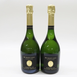  古酒 サンガール オルパール ブラン ド ブラン グラン クリュ 2008年 750ml 12.5% 未開栓 2本セット シャンパン DE SAINT GALL ORPALE